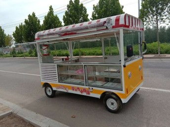 圖 廠家直銷多功能電動餐車小吃車蔬菜車 濟(jì)南自行車 電動車